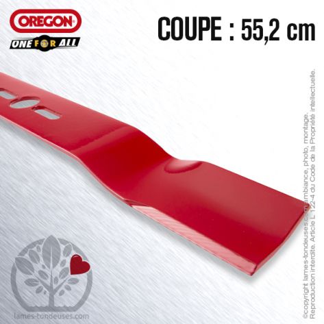 Lame tondeuse. Coupe 55,2 cm. Universelle Orégon. Galbée Lame tondeuse. Coupe 55,2 cm. Universelle Orégon. Galbée