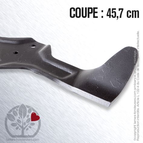 Lame tondeuse. Coupe 45,7 cm. AYP