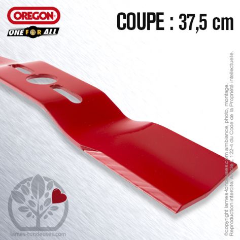 Lame tondeuse. Coupe 37,5 cm. Universelle Orégon. Galbée Lame tondeuse. Coupe 37,5 cm. Universelle Orégon. Galbée