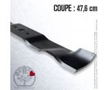 Lame Tondeuse Pour Castelgarden NG504TRE. N° 81004366/2. Coupe 47,6 Cm