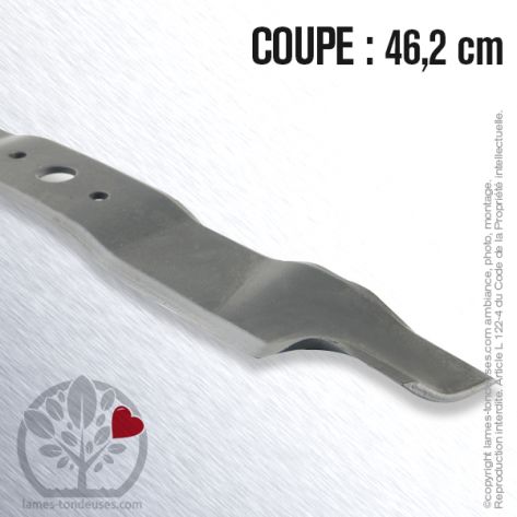 Lame tondeuse. Coupe 46,2 cm. Castel Garden, Honda