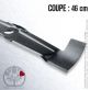 Lame. Coupe 46 cm. Section 75 x 3. Alèsage 28