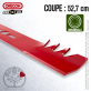 Lame tondeuse. Coupe 52,7 cm. Universelle Orégon. Gator Mulcher™