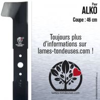 Lame pour Alko 513520, 530979, 344769, 106103. Coupe 46 cm
