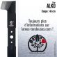 Lame tondeuse. Coupe 46 cm. Alko