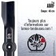 Lame tondeuse. Coupe 46 cm. AMF