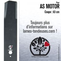 Lame pour AS Motor  1000 3442H. Coupe 63 cm