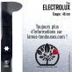 Lame tondeuse. Coupe à gauche 46 cm. Electrolux