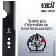 Lame tondeuse. Coupe 41 cm. Bobcat