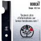 Lame tondeuse. Coupe 45,7 cm. Bobcat