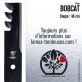Lame tondeuse. Coupe 46 cm. Bobcat