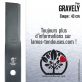 Lame tondeuse. Coupe 43 cm. Gravely