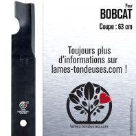 Lame pour Bobcat 42139B. Coupe 63 cm