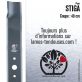 Lame tondeuse. Coupe 49 cm. Stiga