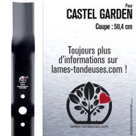 Lame pour Castel Garden  81004381/0. Coupe 50,4 cm