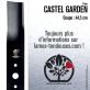 Lame tondeuse. Coupe 44,5 cm. Castel Garden