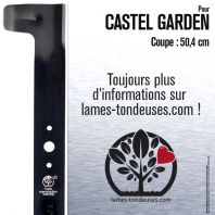 Lame pour Castel Garden 81004398/0. Coupe 50,4 cm