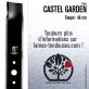 Lame tondeuse.Coupe 46 cm. Castel Garden