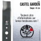 Lame tondeuse. Coupe 41 cm. Castel Garden