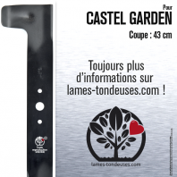 Lame pour CASTEL GARDEN 81004232/2, 43cm