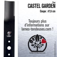 Lame pour Castel Garden 81004366/1. Coupe 47,6 cm