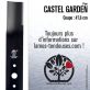 Lame tondeuse. Coupe 47,6 cm. Castel Garden.