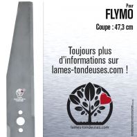 Lame pour Flymo 512 64 34-03. Coupe 47,3 cm