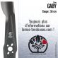 Lame tondeuse. Coupe 50 cm. Gaby