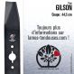 Lame tondeuse. Coupe 44,5 cm. Gilson