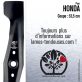 Lame tondeuse. Coupe 53,5 cm. Honda
