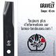 Lame tondeuse. Coupe 45 cm. Gravely
