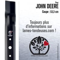 Lame pour John Deere GX20249. Coupe 53,3 cm
