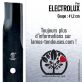Lame tondeuse. Coupe 41,2 cm. Husqvarna, Electrolux