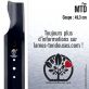 Lame tondeuse. Coupe 49,3 cm. MTD