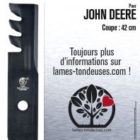 Lame pour John Deere  M115495. Coupe 42 cm