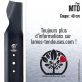 Lame tondeuse. Coupe 49 cm. MTD