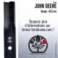 Lame tondeuse.  Coupe 49,5 cm. John Deere