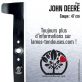 Lame tondeuse. Coupe 47 cm. John Deere