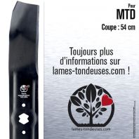 Lame tondeuse.  Coupe 54 cm. MTD