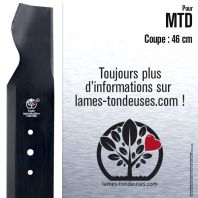 Lame tondeuse. Coupe 46 cm. MTD