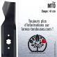 Lame tondeuse. Coupe 41 cm. MTD
