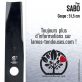 Lame tondeuse. Coupe 51,5 cm. Sabo