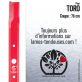 Lame tondeuse. Coupe 76 cm. Snapper, Toro