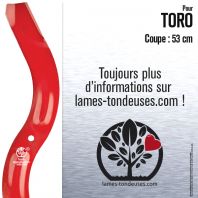 Lame tondeuse. Coupe 53 cm. Toro
