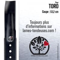 Lame tondeuse. Coupe 53,2 cm. Toro