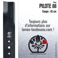 Lame tondeuse. Coupe 45 cm. Pilote 88