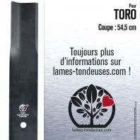 Lame tondeuse. Coupe 54,5 cm. Toro