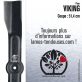 Lame tondeuse. Coupe 51,4 cm. Viking