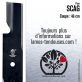 Lame tondeuse. Coupe 46 cm. Scag