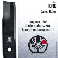 Lame tondeuse. Coupe 43,2 cm. Toro